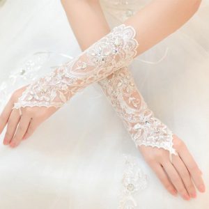 Lady Silver Rukavice za venčanje